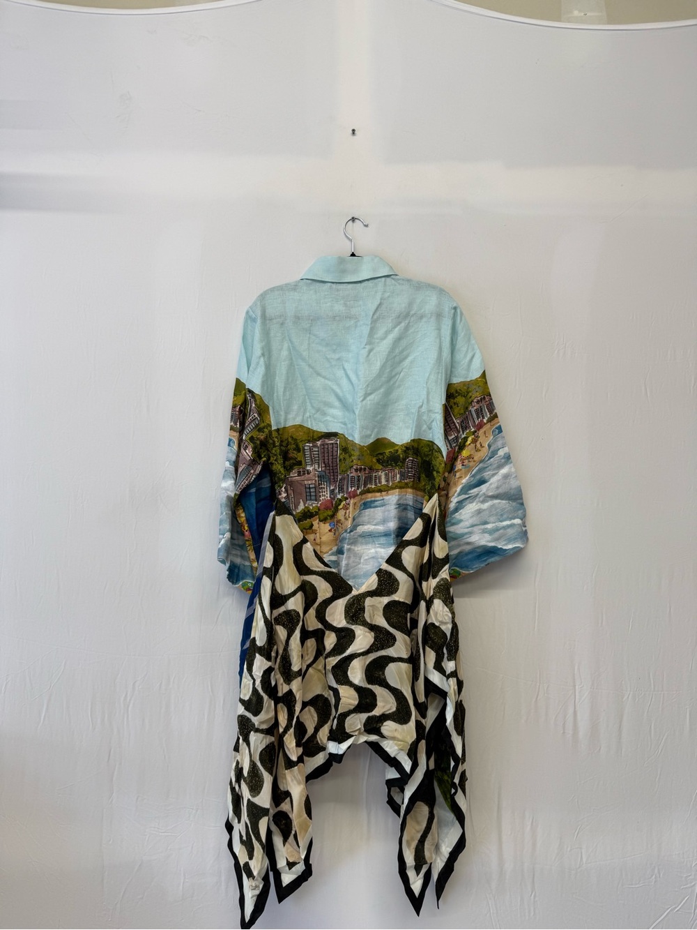 FARM RIO Women's Multicolor Copacabana Beach Long Sleeve Kimono Size L - Picture 10 of 15